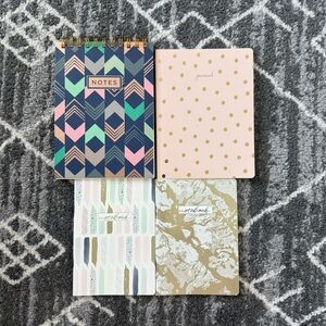 Set of Four Notebooks/Journals (never used)